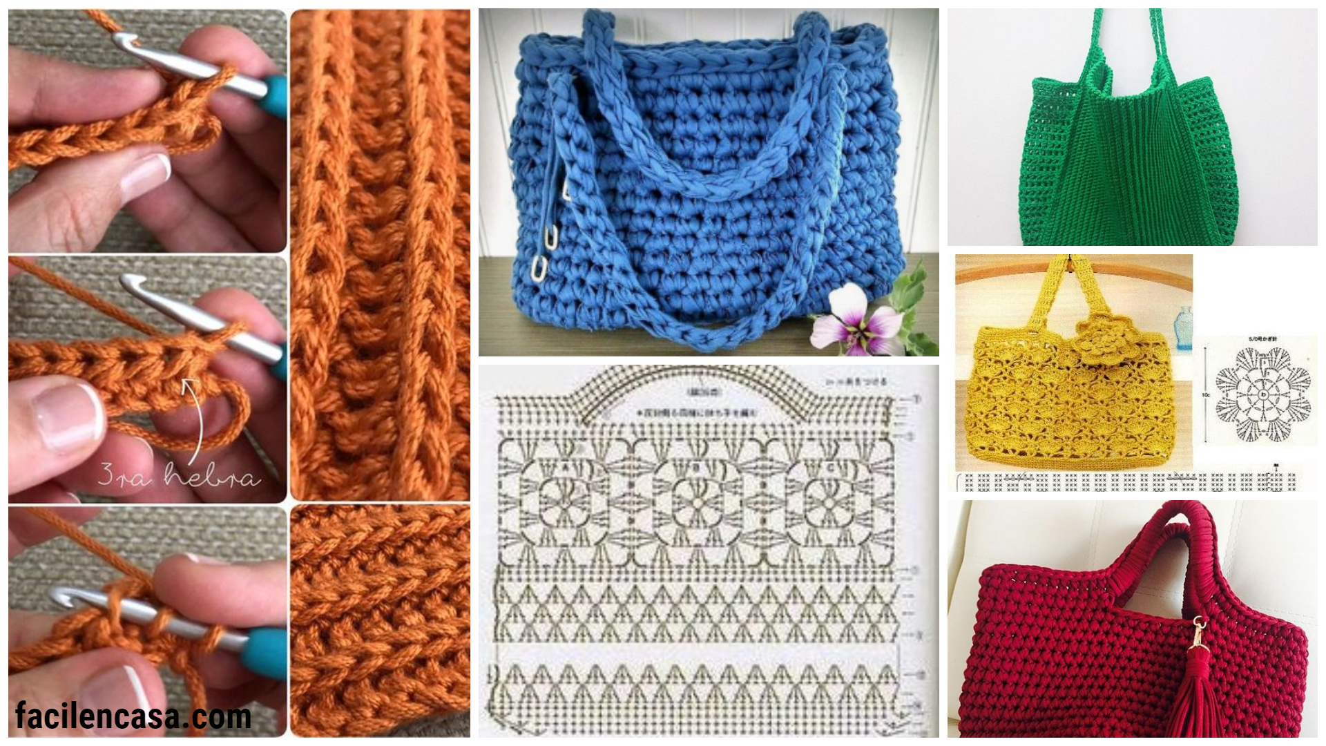 APRENDE HACER BOLSOS A CROCHET PASO A PASO CURSOS GRATUITOS APRENDE HACER BOLSOS A CROCHET PASO A PASO CURSOS GRATUITOS