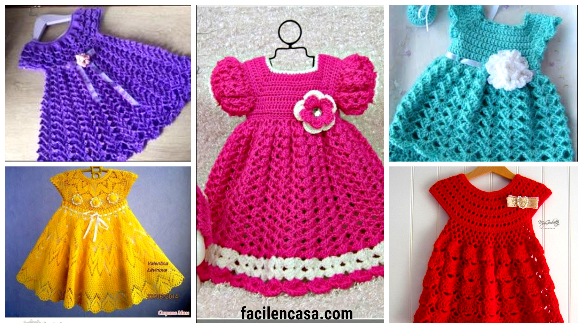 Aprende a tejer hermosos vestidos a crochet para niña!!! - CURSOS GRATUITOS
