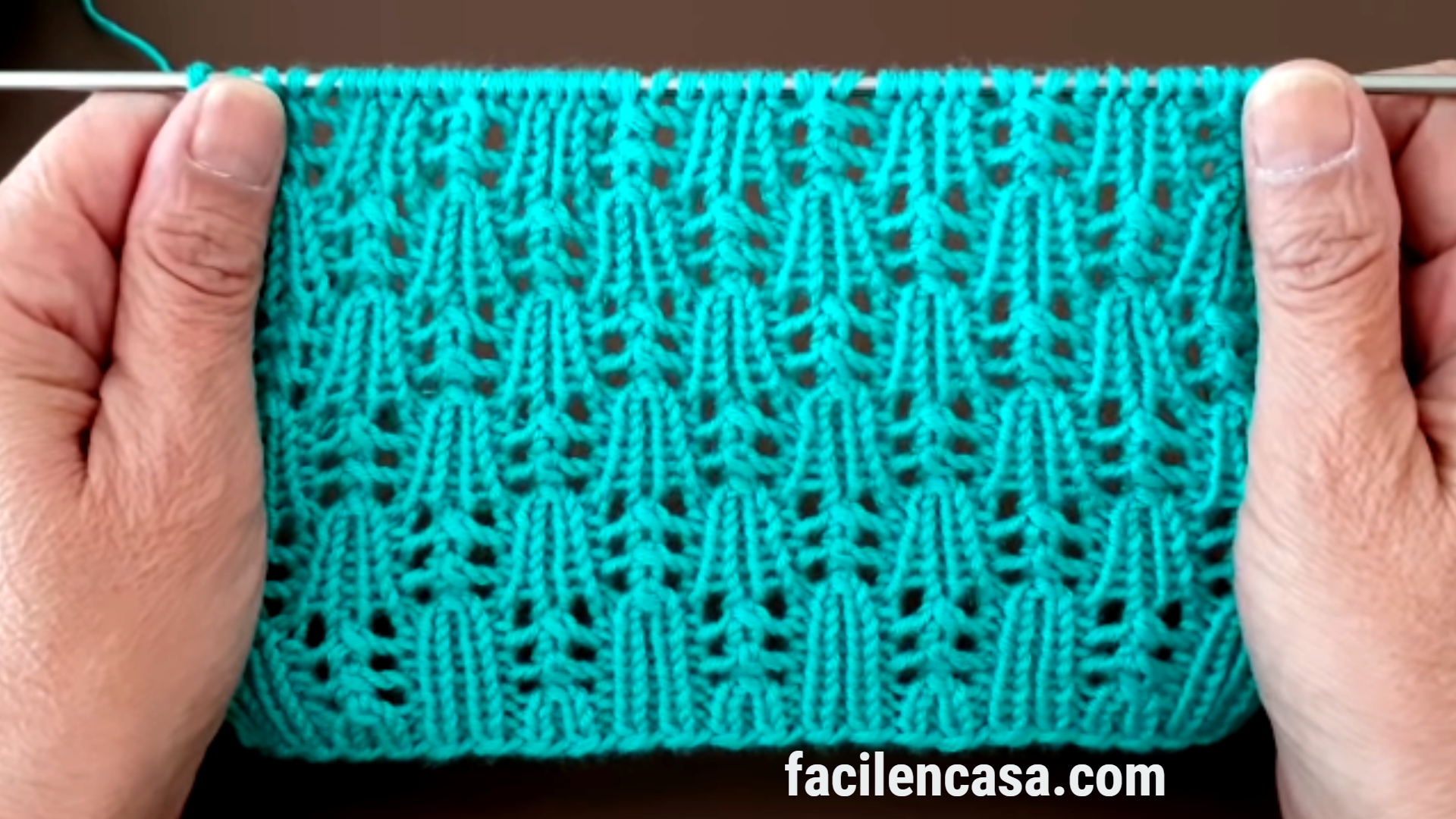 Bellisimo punto a dos agujas para suéter cardigan!!! CURSOS GRATUITOS