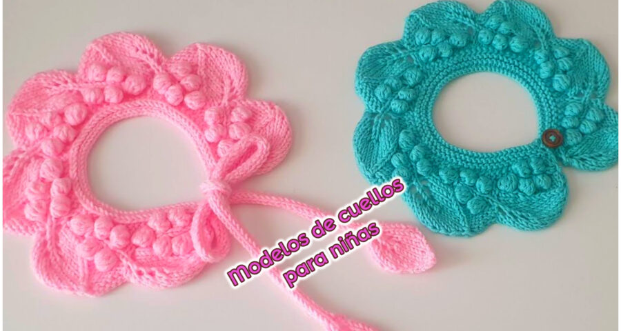 Cuello a palillos para niñas