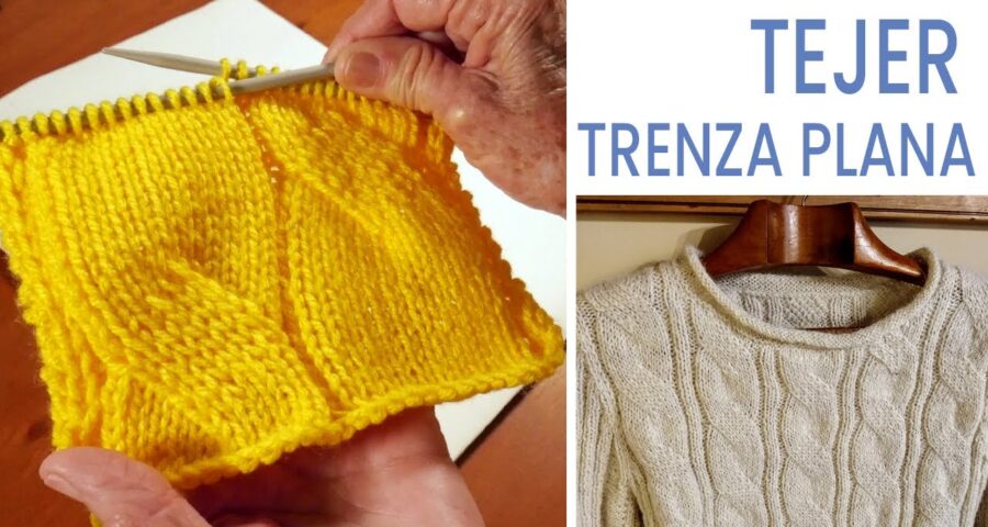 Sueter punto trenza ocho