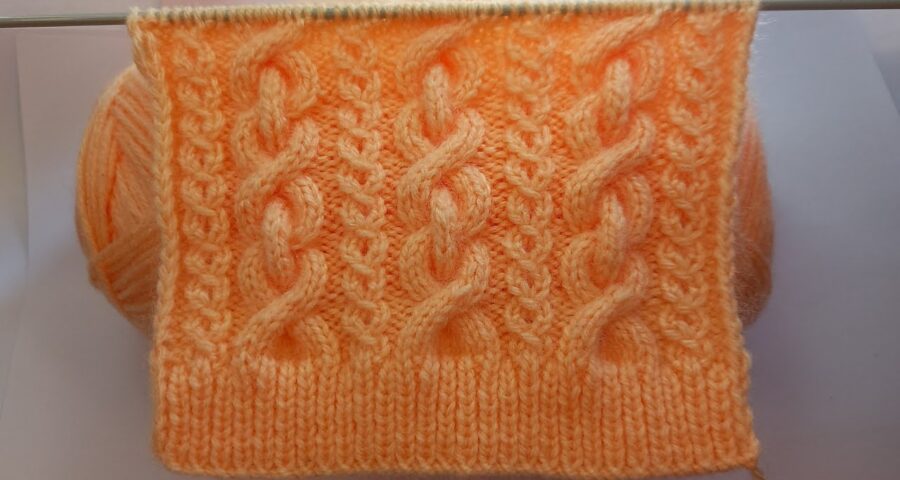 Punto trenza con aros