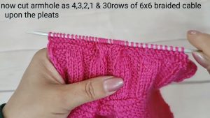 Abrigo elegante para niña a dos agujas