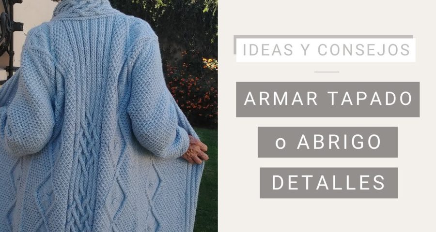 Cómo armar un abrigo tejido a dos agujas